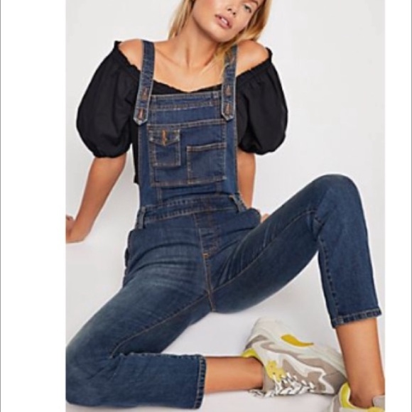 Free People Pants - Free People skinny overalls
